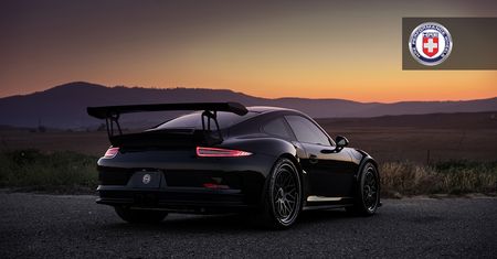 Porsche 911 (991) GT3 RS na obręczach HRE Classic 300