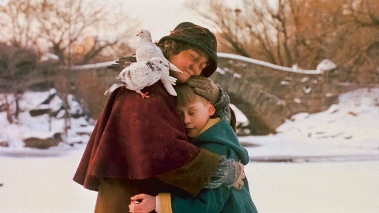 Brenda Fricker zagrała gołębiarkę w filmie "Kevin sam w Nowym Jorku"