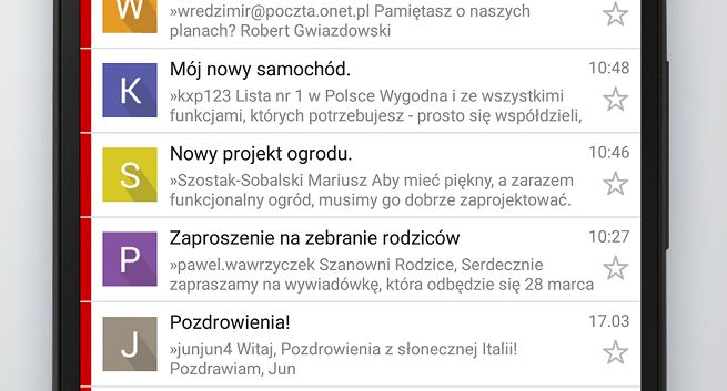 Nowa aplikacja mobilna OnetPoczta dla urządzeń z systemem Android