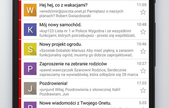 Nowa aplikacja mobilna OnetPoczta dla urządzeń z systemem Android