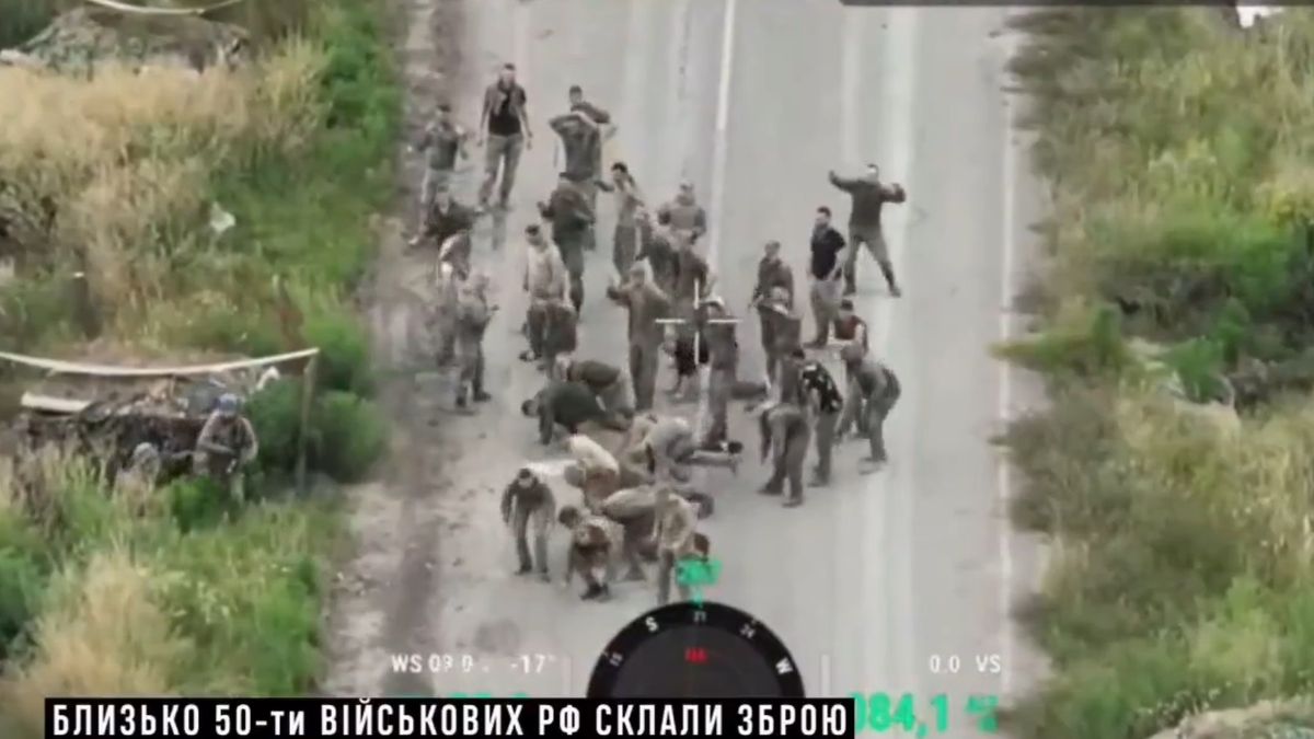 Gdy ukraińscy żołnierze przekroczyli granicę, Rosjanie szybko się poddali