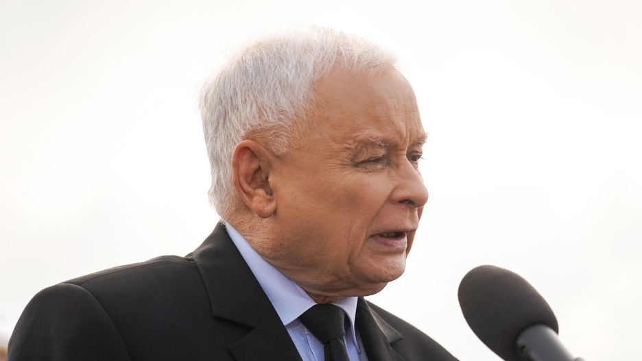 Chełm, 06.08.2023. Wicepremier, prezes PiS Jarosław Kaczyński podczas pikniku �Z miłości do Polski� w Parku Polan w Chełmie, 6 bm. (sko) PAP/Karol Zienkiewicz