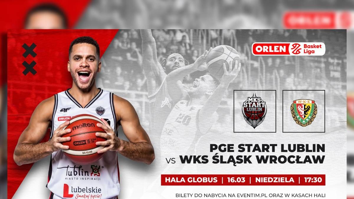 grafika PGE Start Lublin vs WKS Śląsk Wrocław