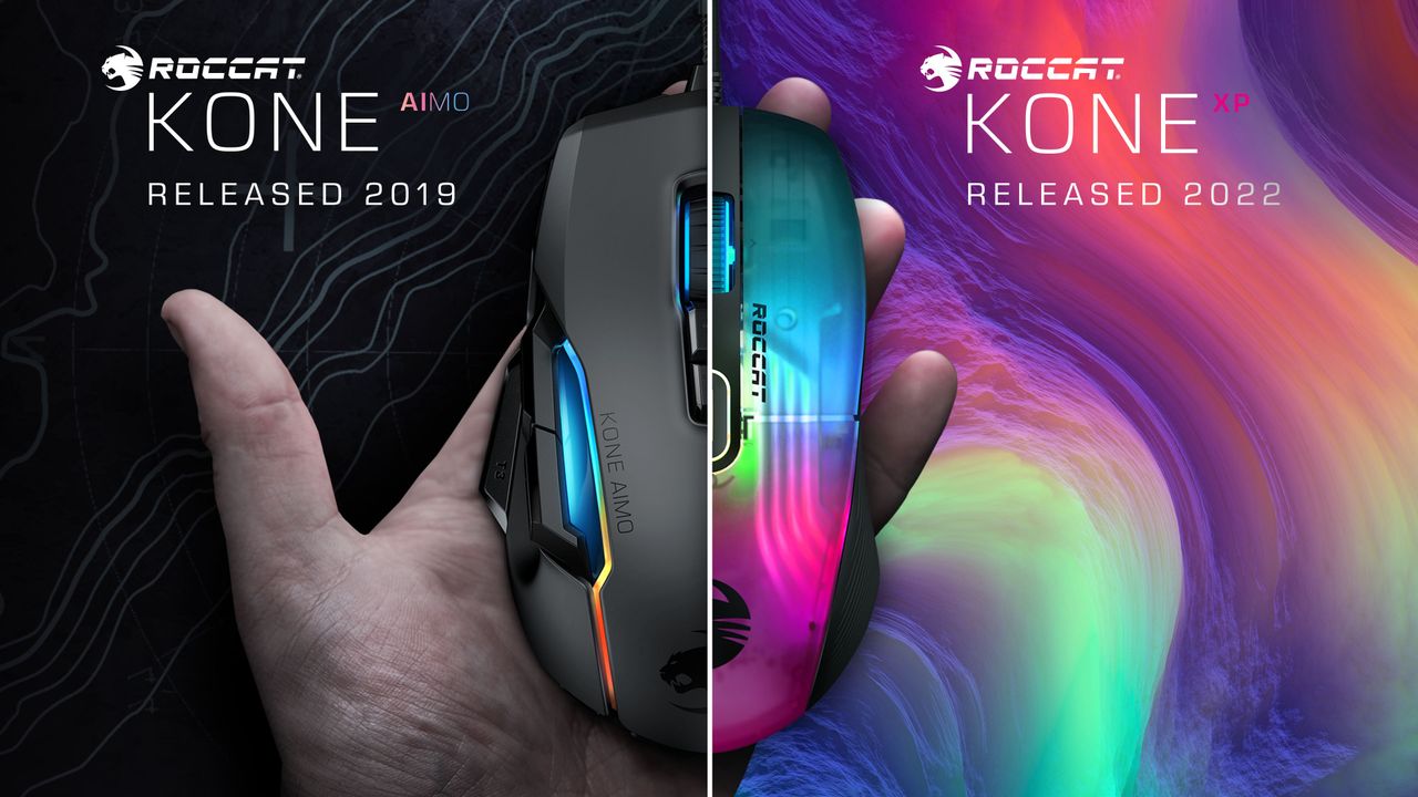 Całkowicie nowy Kone XP firmy ROCCAT udoskonala ulubioną przez fanów ergonomiczną konstrukcję myszy o najlepsze specyfikacje i oszałamiające oświetlenie 3D RGB 