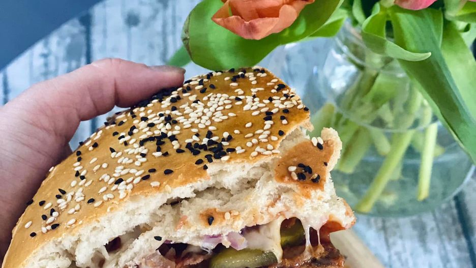 Domowy burger w wersji XXL