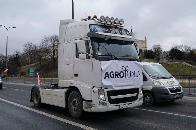 protest rolników agrounia lublin
