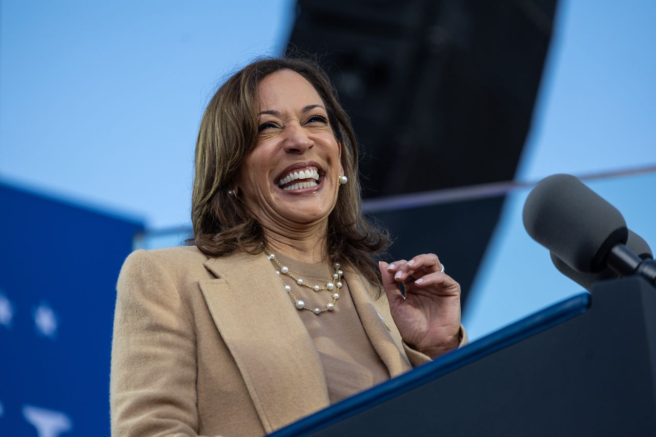 Kamala Harris during the election campaign.