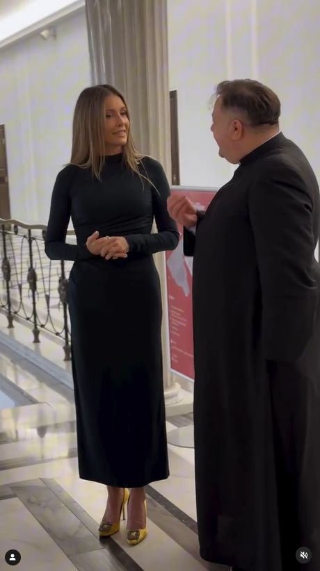 Małgorzata Rozenek na wigilii w Sejmie