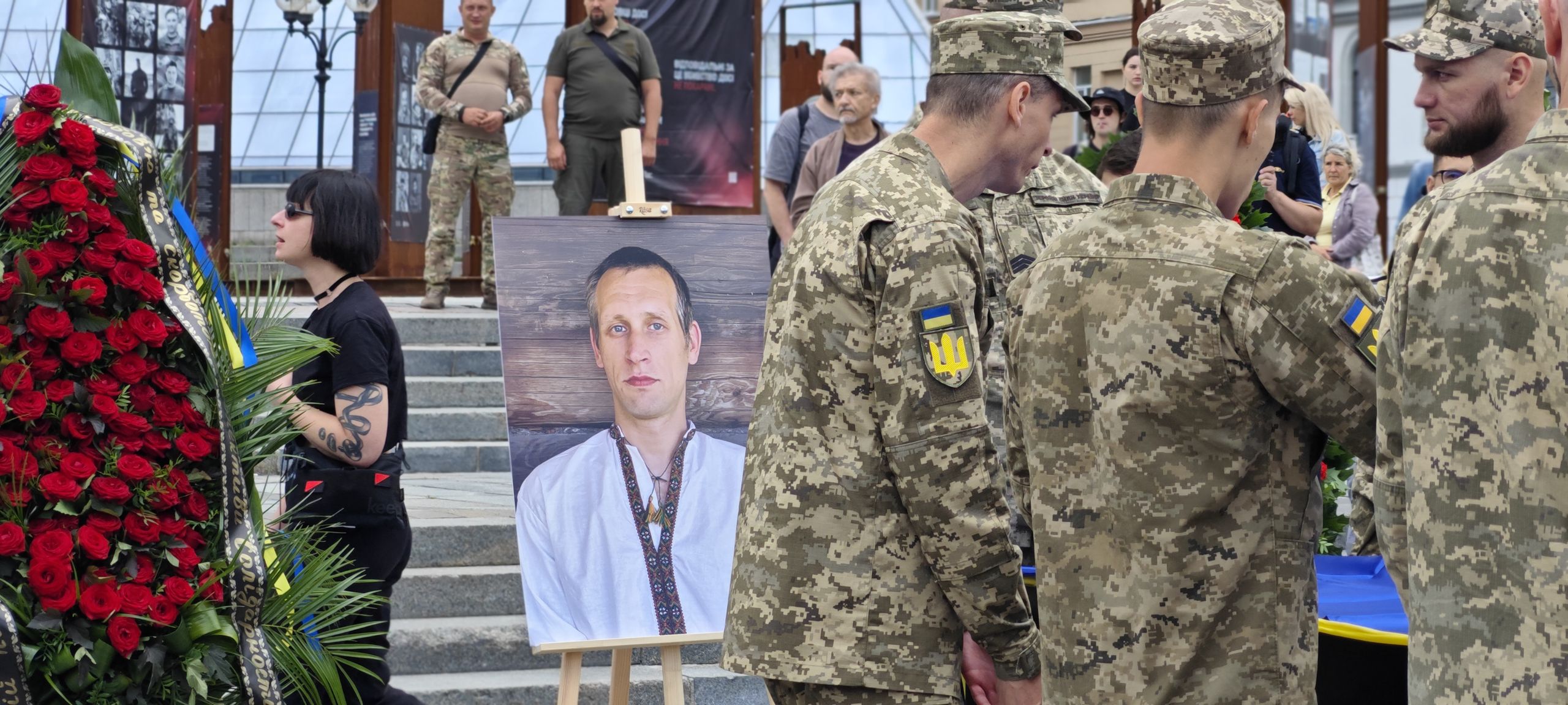 Pogrzeb ukraińskiego żołnierza Dawida Czyczkana