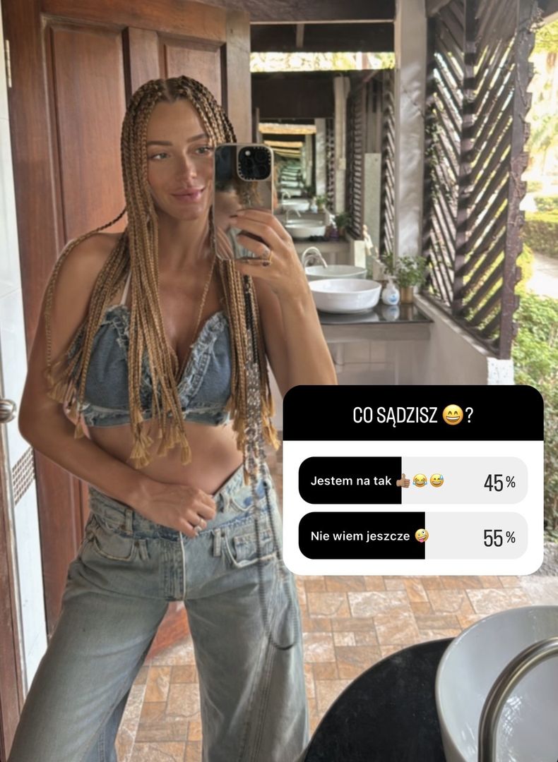 Marcelina Zawadzka w warkoczykach