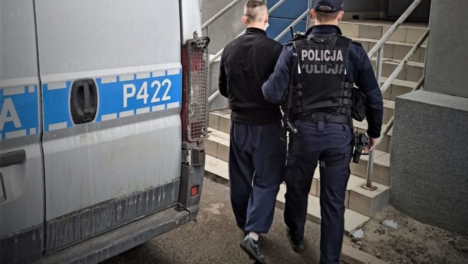 Śląskie. 19-letni mężczyzna odpowie za rozbój w Mikołowie z użyciem niebezpiecznego narzędzia.