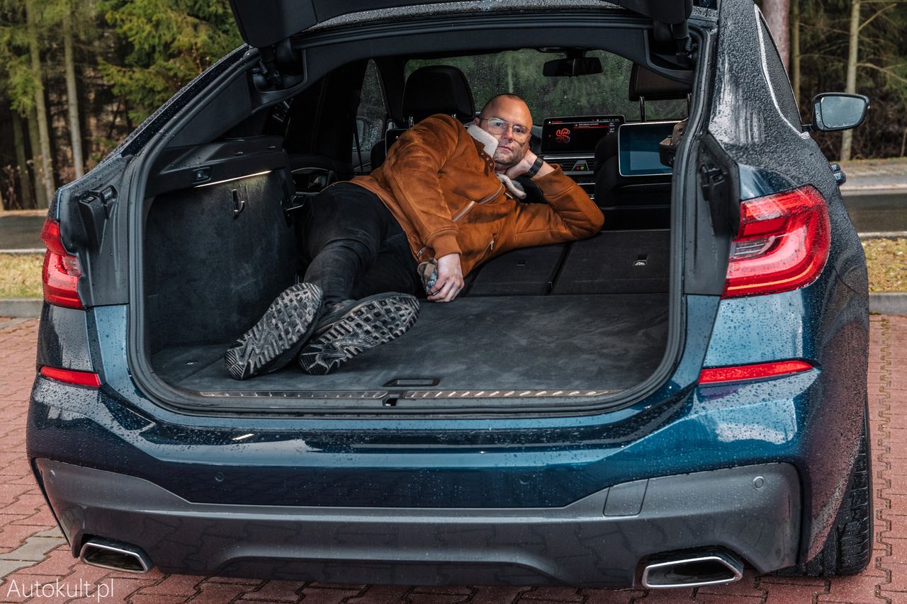 BMW 6 GT jest wygodne wszędzie, nawet w bagażniku