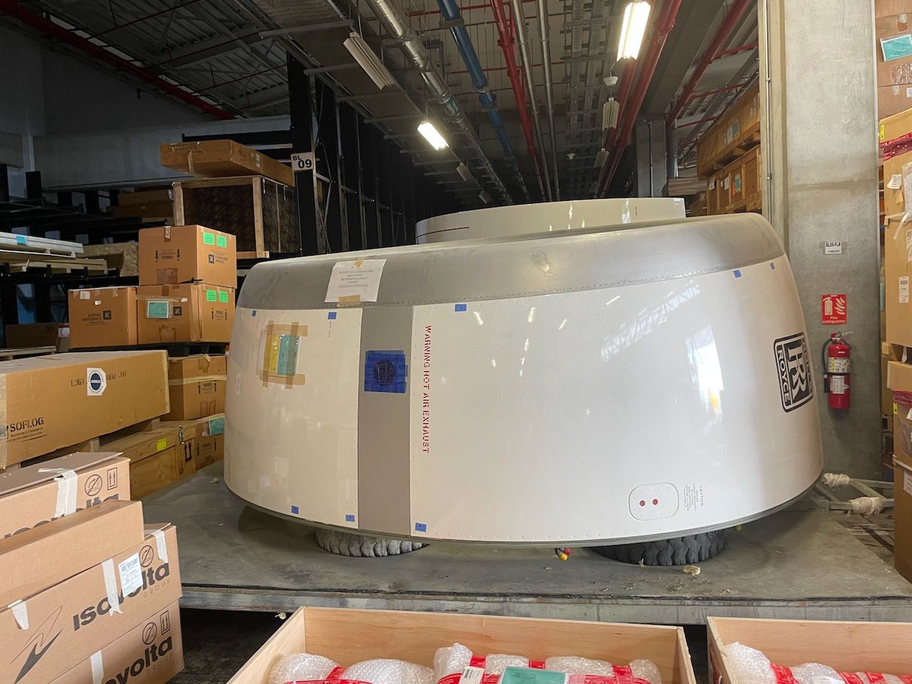 Magazyn części zamiennych Emirates w Dubaju