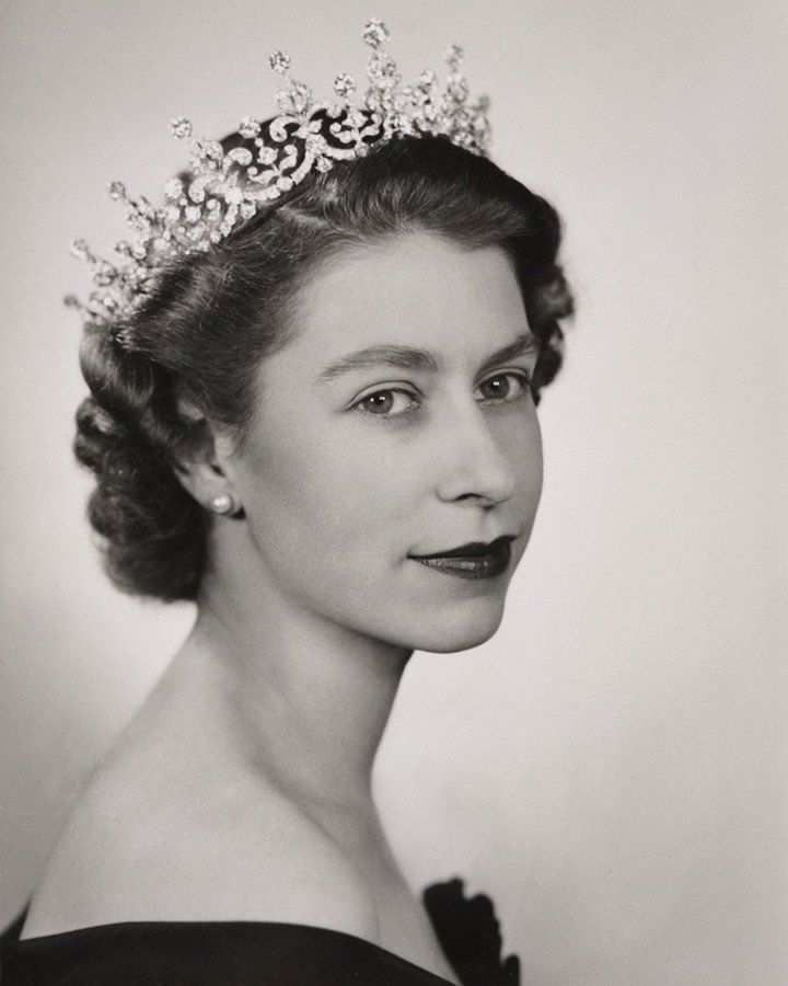 Królowa Elżbieta II w młodości