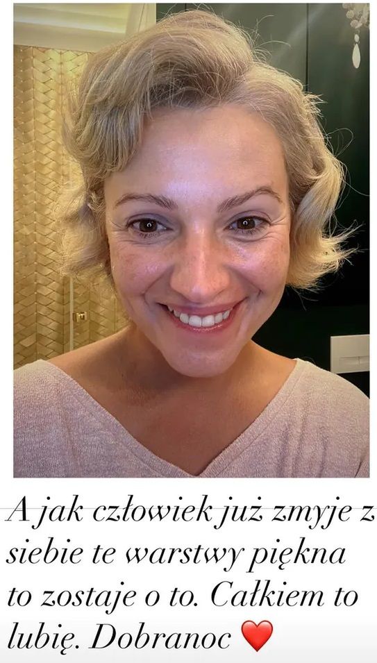 Dorota Szelągowska bez makijażu