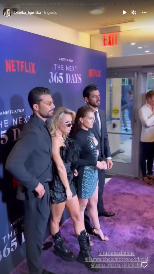 Blanka Lipińska, Michele Morrone, Simeone Sussina, Anna Maria Sieklucka - premiera Kolejne 365 w Nowym Jorku