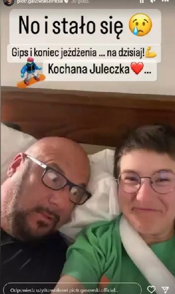 Piotr Gąsowski z córką Julią