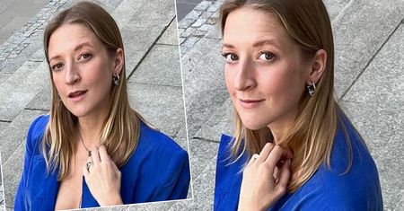 Lara Gessler w nowej sesji ciążowej. Zapozowała w samym staniku w centrum miasta i pokazała krągłości w całej krasie