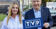 Joanna Kurska wróciła do TVP. Za nią pierwszy dzień w pracy. Prowadzący przygotowali dla niej szczególne powitanie za kulisami show