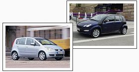 Smart Forfour kontra Mitsubishi Colt