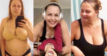 Ważyła 104 kg. Użyła dzieci jak hantli i schudła