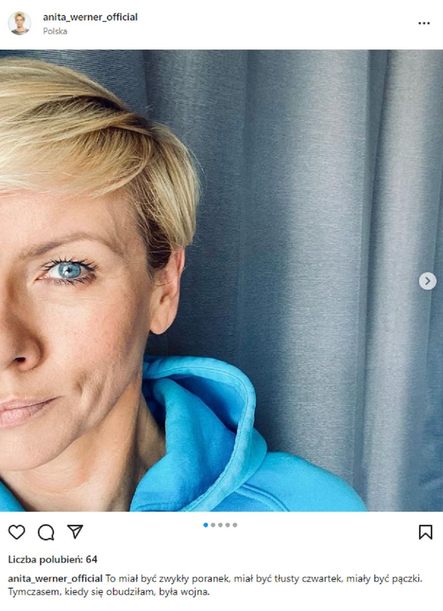 Anita Werner solidaryzuje się z Ukrainą