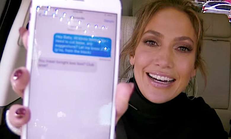 Rozczochrana Jennifer Lopez przyłapana o poranku z telefonem w dłoni! Nie uwierzycie co widnieje na tapecie jej smartfona!