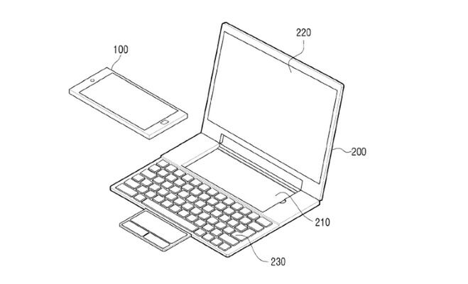 Hybryda smartfona z laptopem opatentowana przez Samsunga