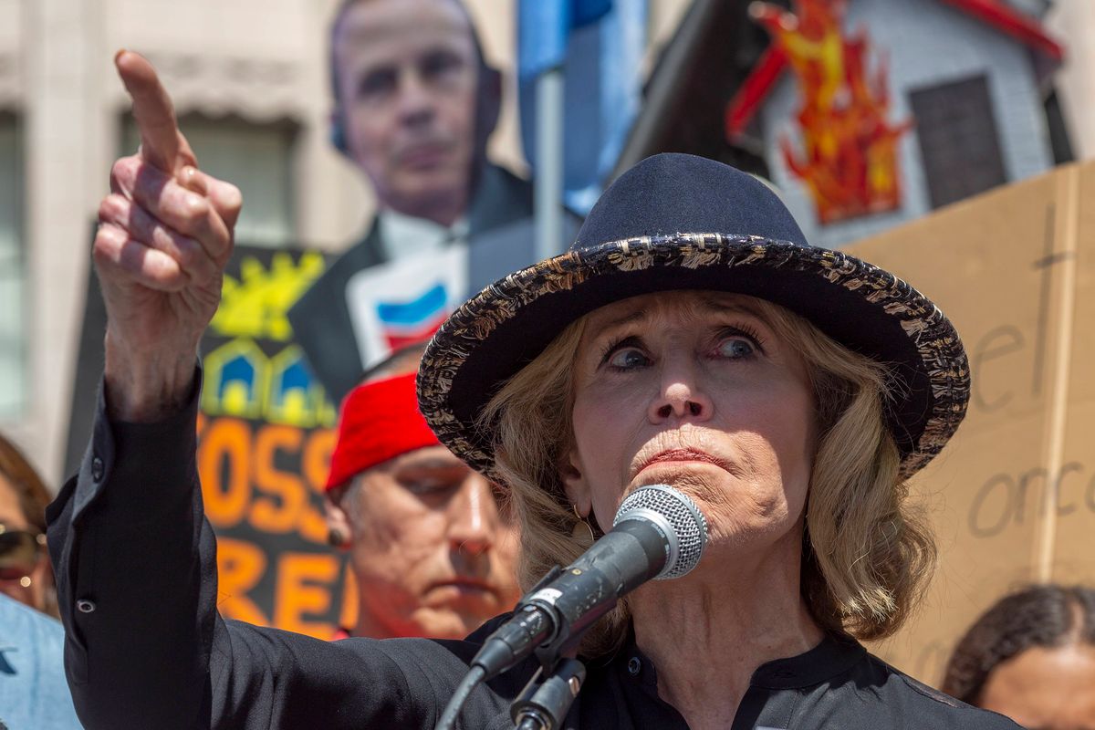 Jane Fonda ponownie zatrzymana. Brała udział w proteście klimatycznym