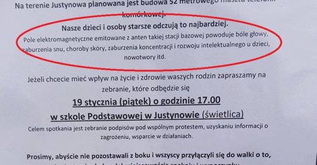 Chcą stawiać maszt telefonii komórkowej. Mieszkańcy: To grozi rakiem