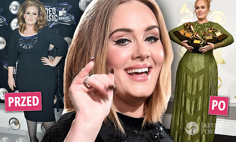 Adele na Grammy 2017 zachwyciła szczupłą sylwetką. Schudła prawie 20 kilogramów! Jej dieta to prawdziwy hit