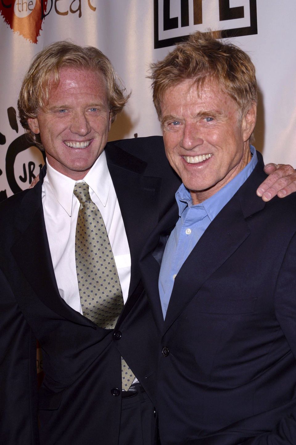 Robert Redford z synem Jamesem