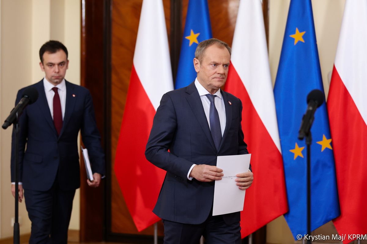 Andrzej Domański i Donald Tusk