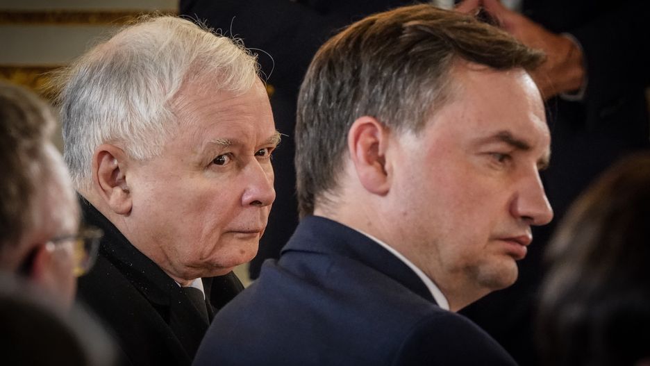 Sondaż. Jarosław Kaczyński i Zbigniew Ziobro