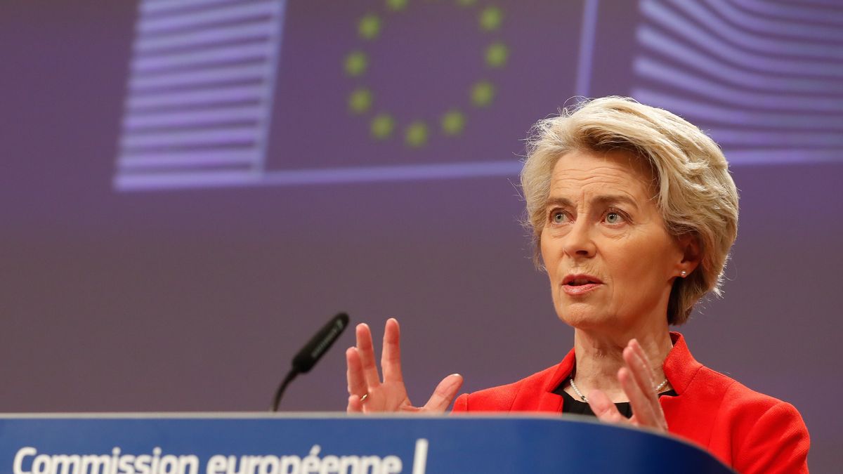 Na zdjęciu Ursula von der Leyen