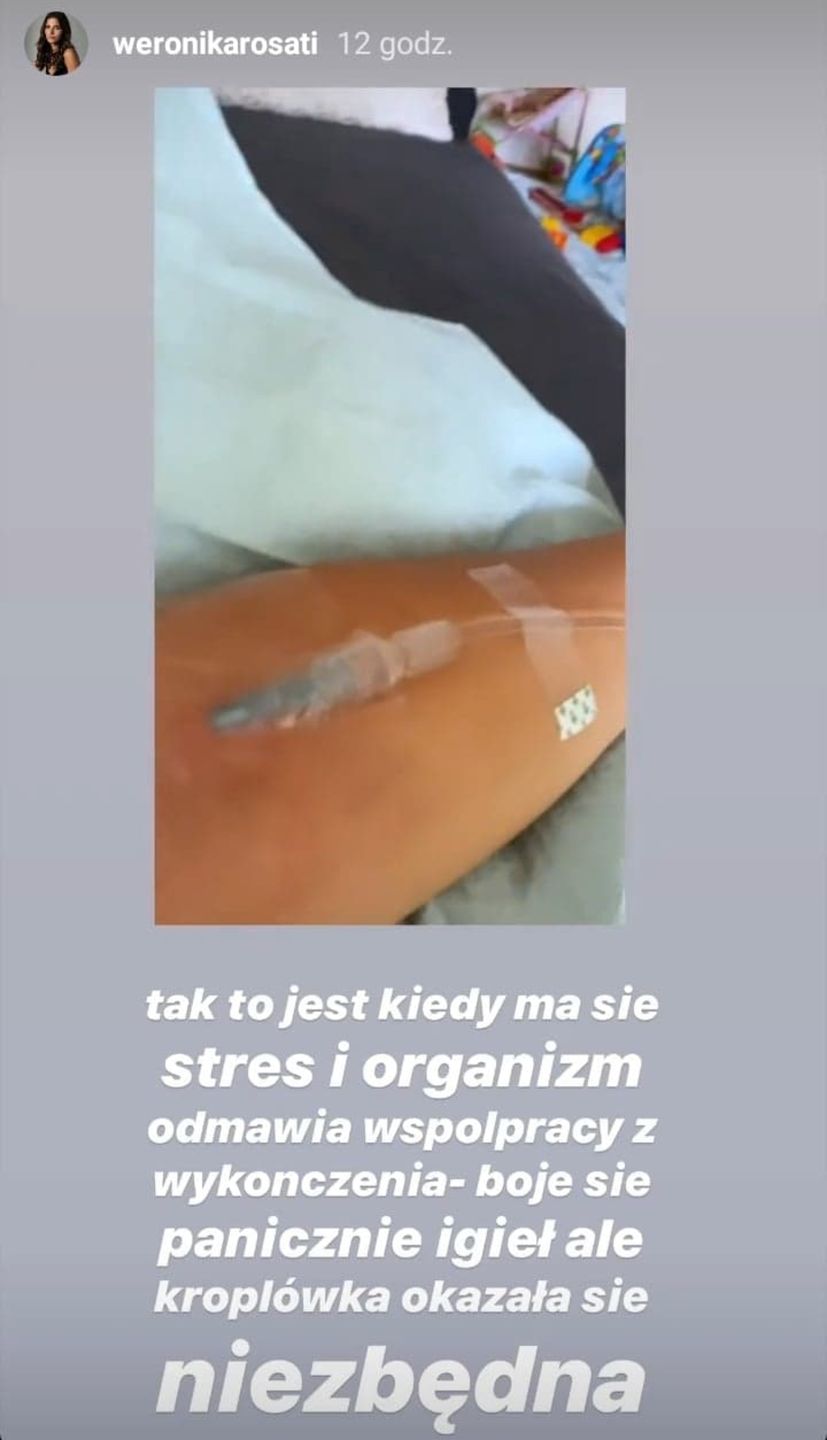 Weronika Rosati narzeka na nadmiar stresu