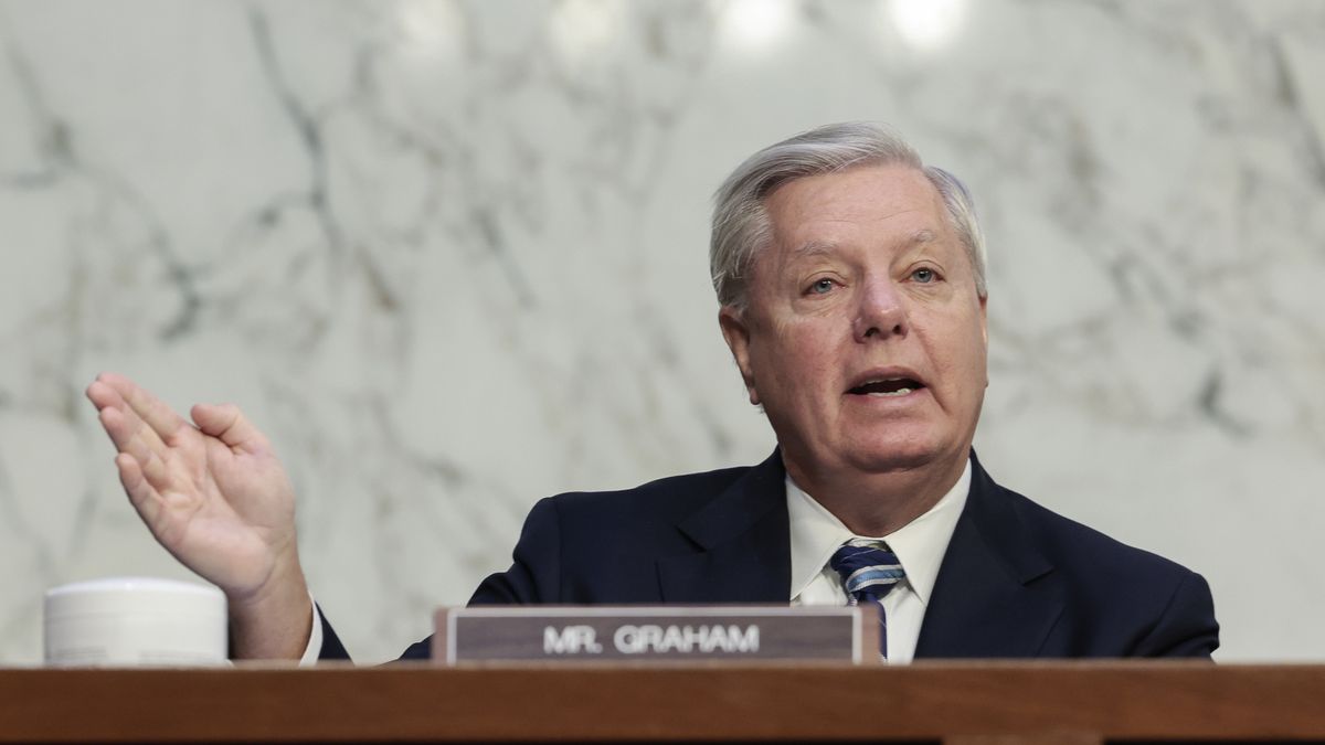 Na zdjęcu senator Lidsey Graham
