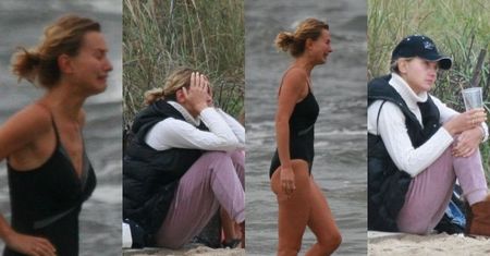 Zrozpaczona Joanna Moro ZALEWA SIĘ ŁZAMI na plaży w Sopocie (ZDJĘCIA)