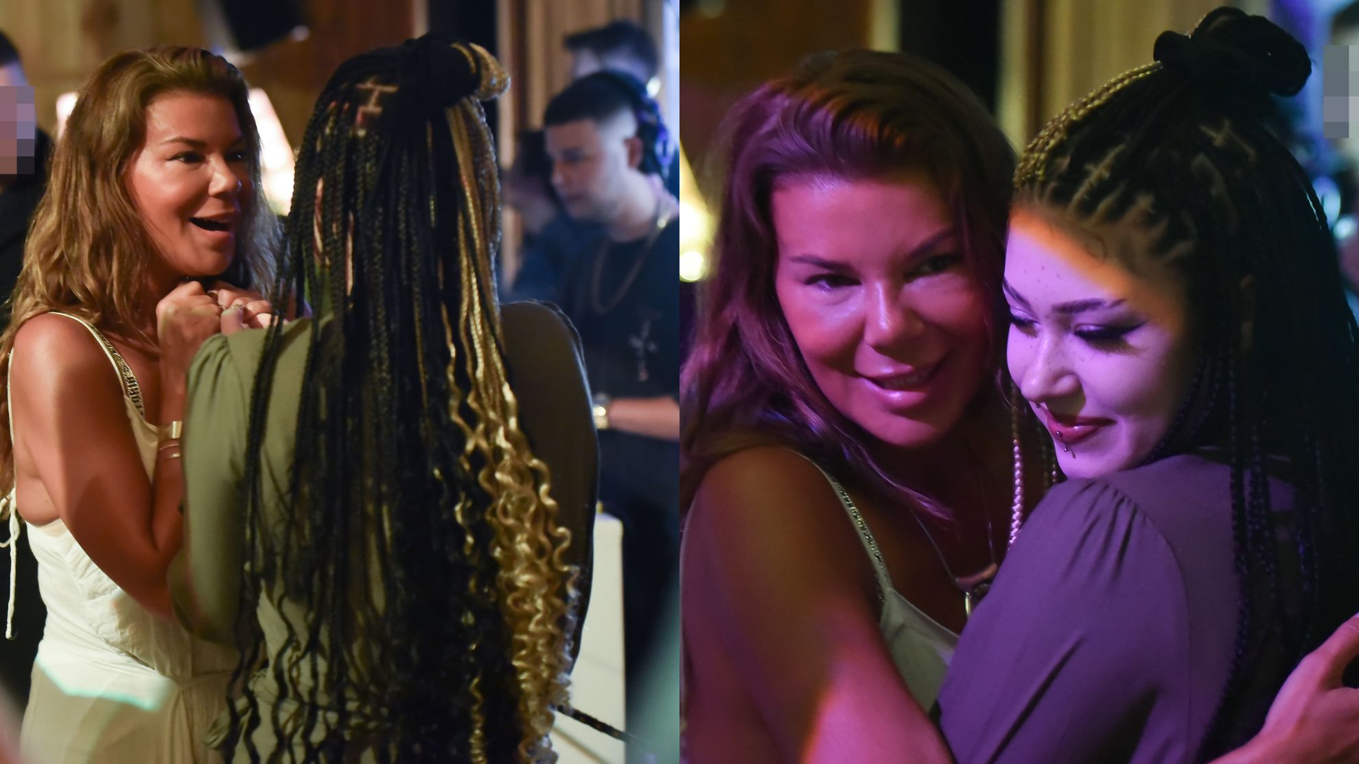 Edyta Górniak bawi się podczas didżejskiego setu Allana Krupy