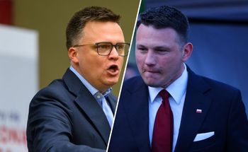 Mentzen dostał pytanie. Hołownia wywołał swoją żonę