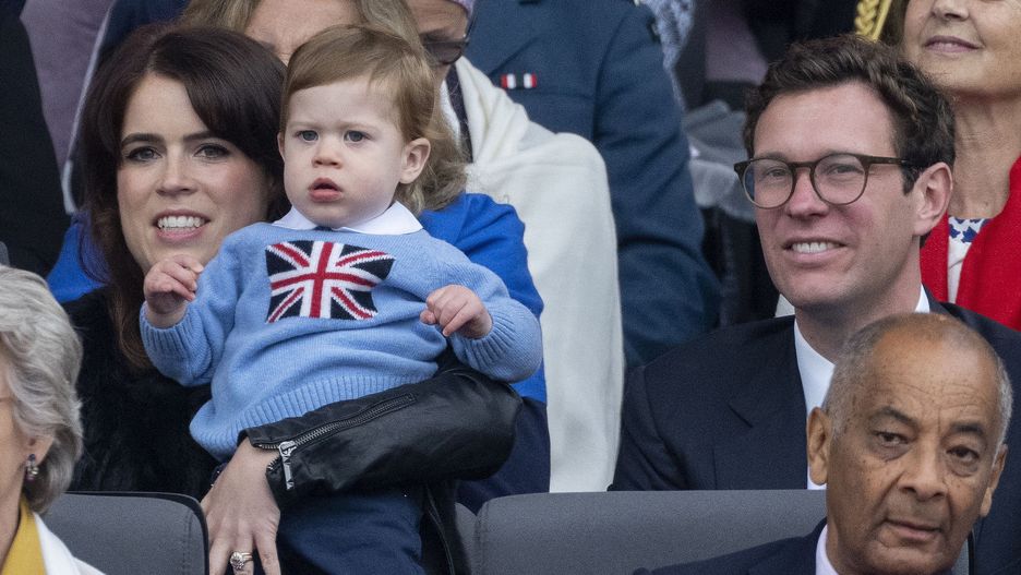 Księżniczka Eugenia i Jack Brooksbank pojawili się z synem na Platynowym Jubileuszu królowej Elżbiety II