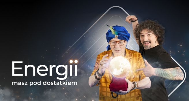 Dziadek Henryk i Mariusz Kałamaga czarują w reklamie Columbus Energy