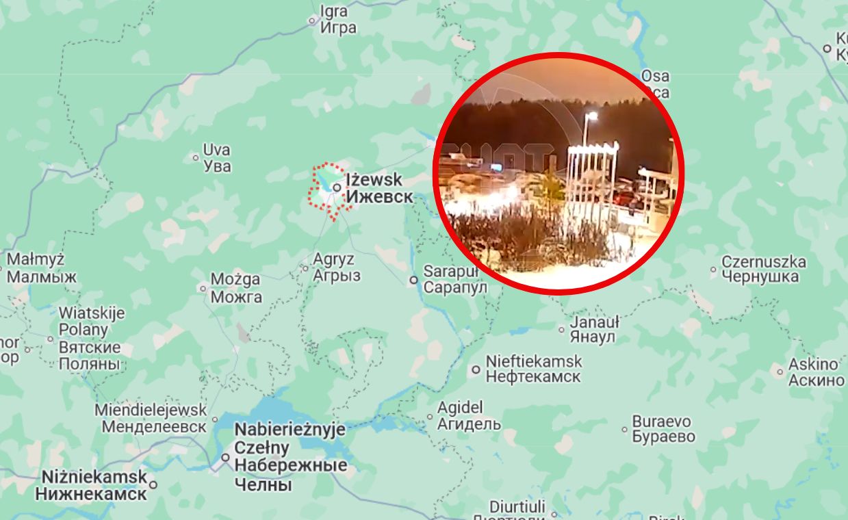 Ukrainian drones target Russian defence plant in Udmurtia