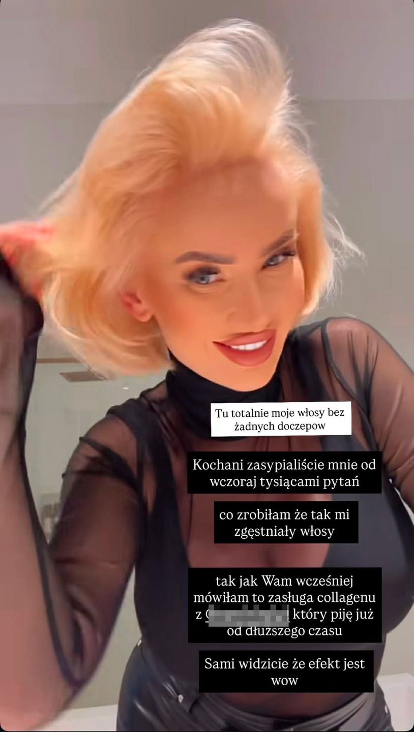 Izabela Macudzińska pokazała się bez doczepów