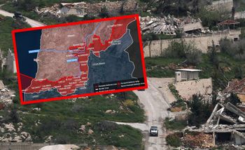 Izrael pokazał mapę zajętego Libanu. Strefa sięga 10 km w głąb kraju