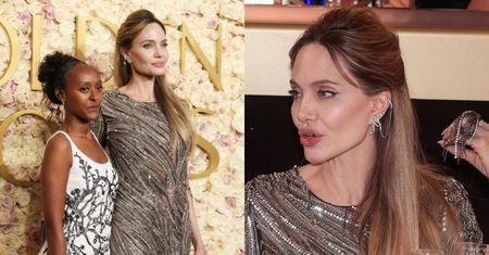 Złote Globy 2025. Angelina Jolie zadaje szyku na gali u boku 19-letniej córki Zahary