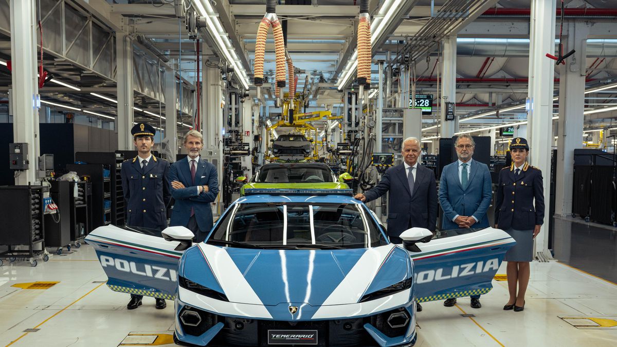 Lamborghini Temerario jako radiowóz
