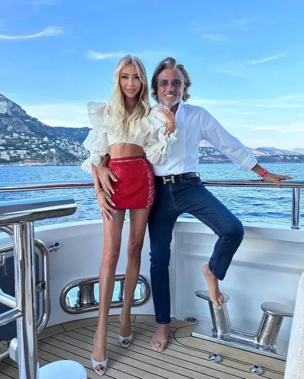 Julia Dybowska i Robert Tchenguiz 