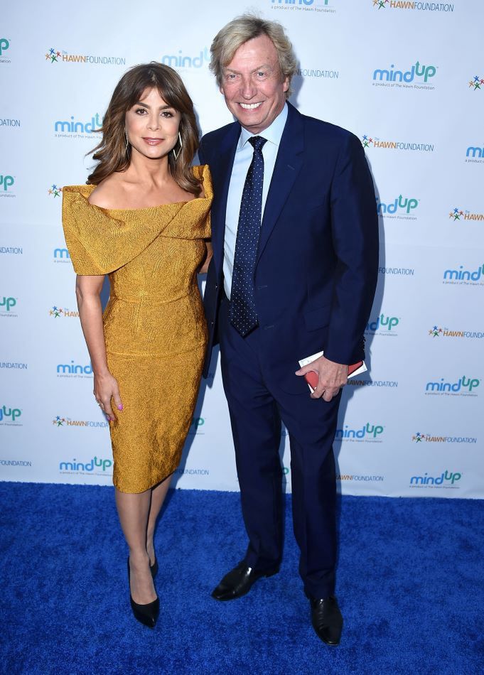 Paula Abdul with Nigel Lythgoe