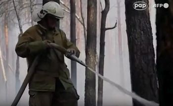 Walczą z ogniem w Czarnobylu. Płonie ponad 1100 ha lasów